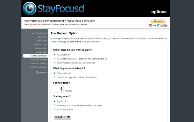 StayFocused- block distractive websites - extensions for google chrome - Best Chrome Extensions for Productivity