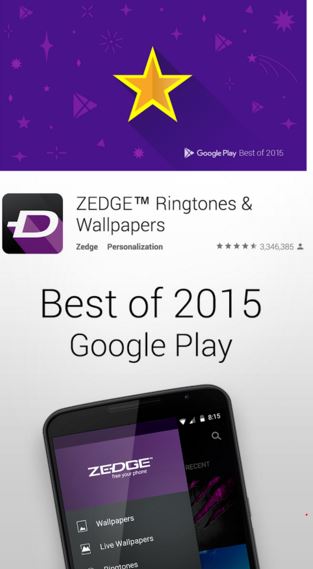 zedge - wallpaper apps for android - Best Wallpaper Apps for Android - Top 6 Best Android Wallpaper Apps You Must Have