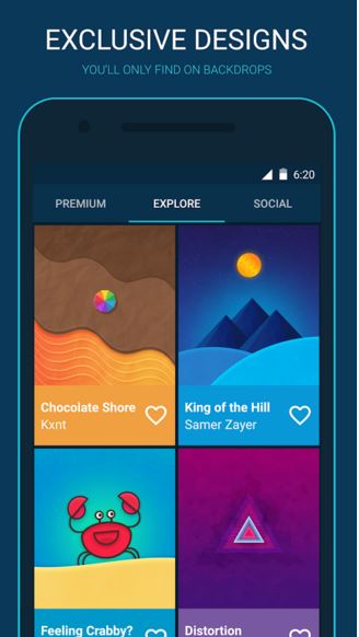 backdrops - wallpaper app - premium wallpaper - Best Wallpaper Apps for Android - Top 6 Best Android Wallpaper Apps You Must Have