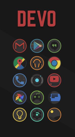 devo icon pack - best icon packs for android - What are the Best Android Icon Packs? - Top 10 Best Paid Icon Packs for Android