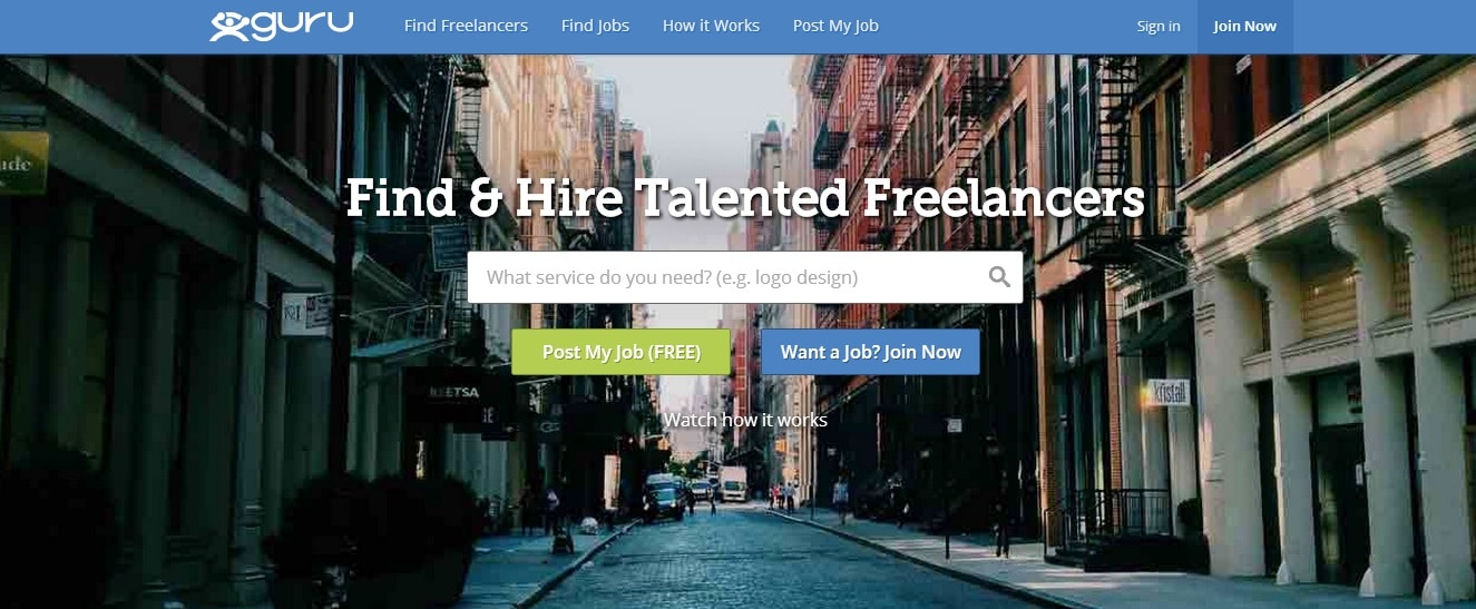 Guru - One of Top 5 Places to Look for Freelance Jobs