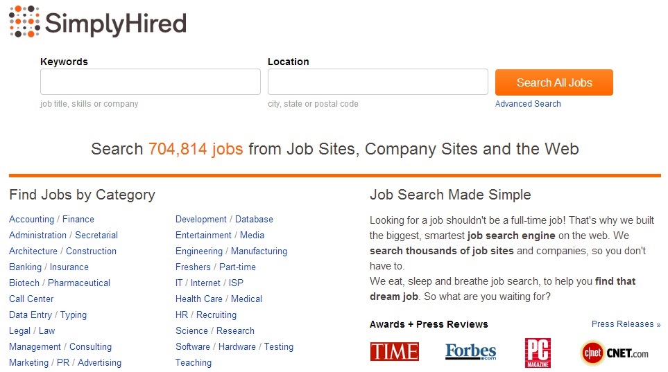 Simply Hired - Best Place to Get Hired