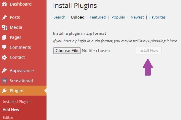Install a WordPress Plugin by Upload Method