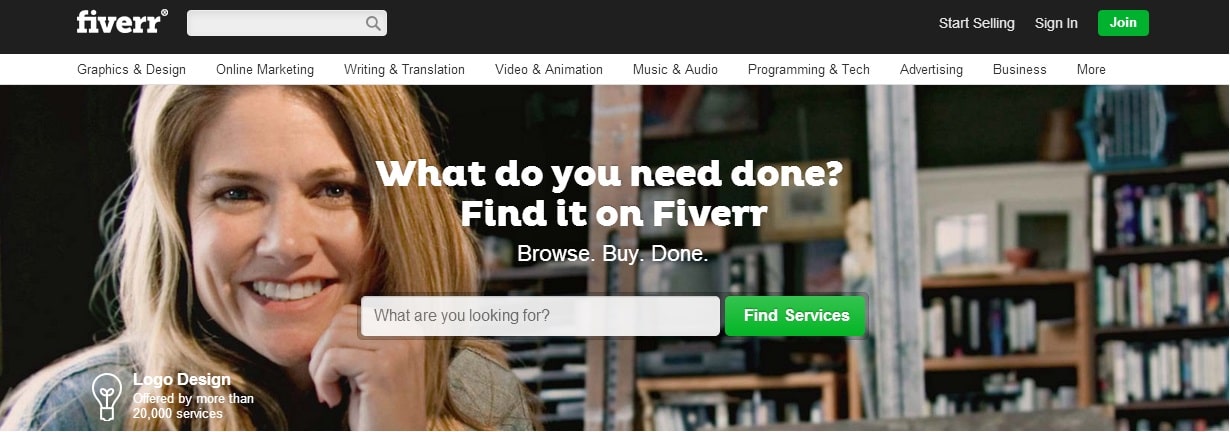 Fiverr - Earn $5 for Every Service