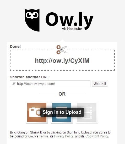 Ow.ly URL Shortener -Best URL Shortener Sites to Shorten URLs