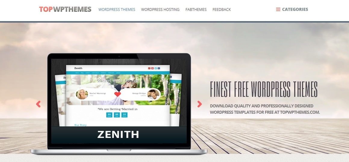 Top WP Themes - Best Site to Download Premium Looking WordPress Themes For Free