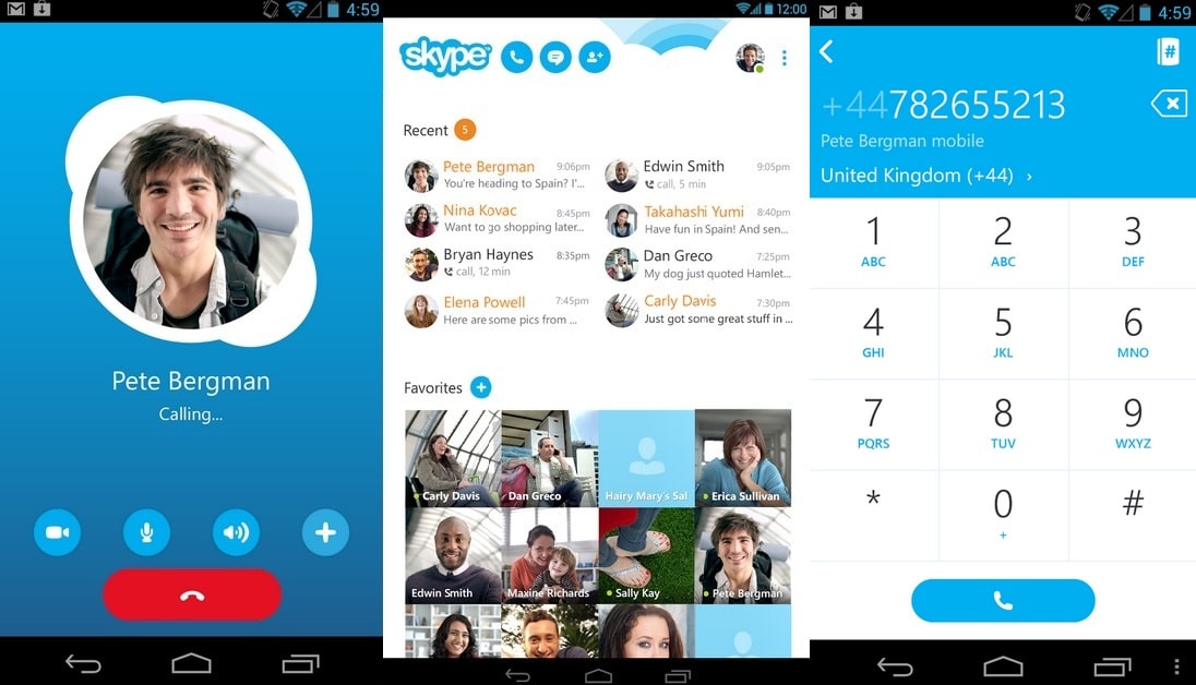 Skype - Most Popular Android Apps to Make Unlimited Free Calls