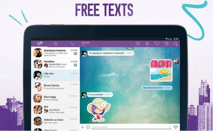 Viber - Awesome Android Apps to Make Unlimited Free Calls