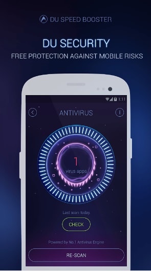 Boost Smartphone Speed by DU Speed Booster Antivirus