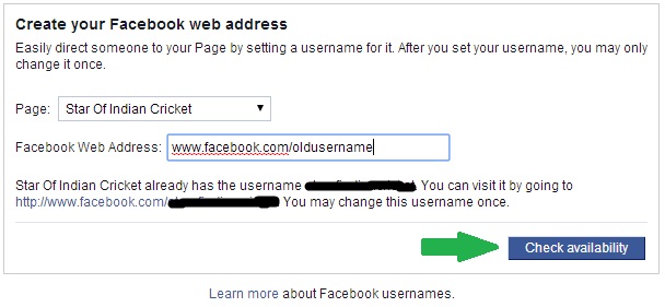 Trick to Change Facebook Username