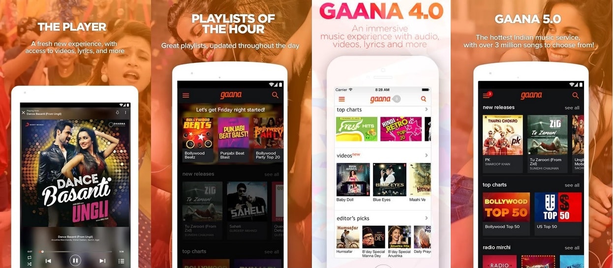 Gaana - Best Music Streaming App for Android and iOS Power Users to Stream Music Online