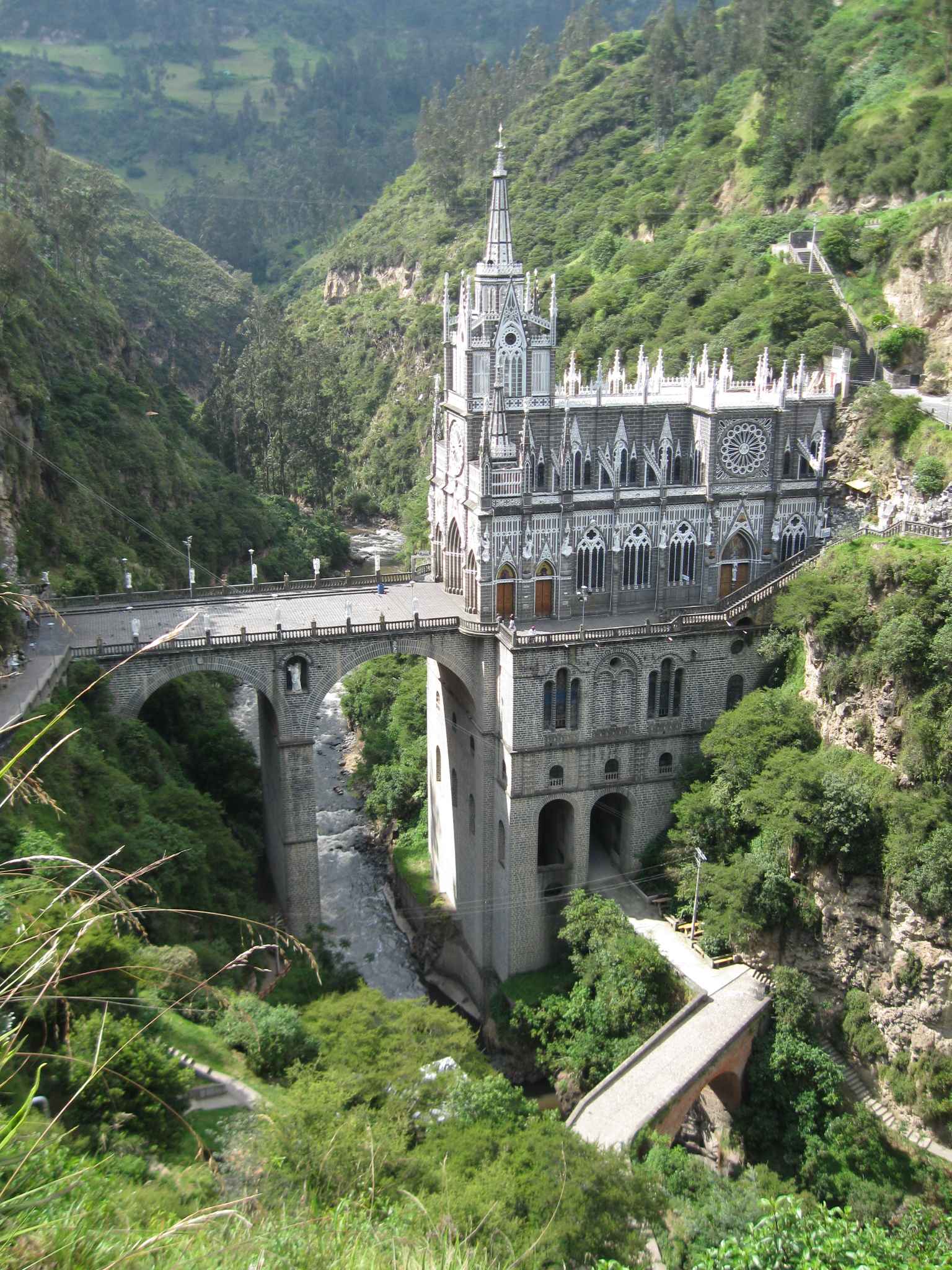 Las Lajas Sanctuary - Most Beautiful Churches in the World