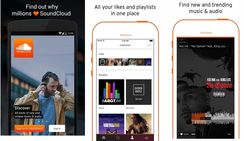 Sound Cloud - Best Music Streaming Apps for Android and iOS Power Users to Stream Music Online