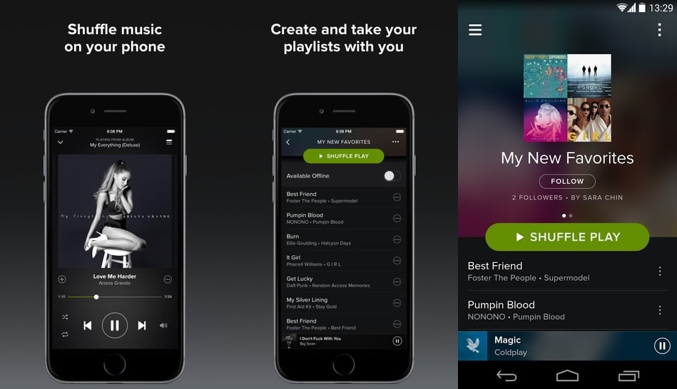 Spotify - Best Music Streaming Apps for Android and iOS Power Users to Stream Music Online