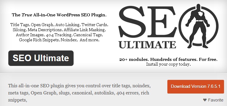 SEO Ultimate - True All-in-one SEO plugin for WordPress