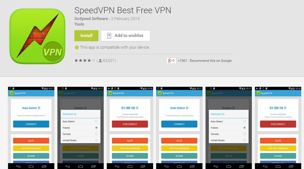 Speed VPN - Best Free Android VPN Apps which is Totally Free