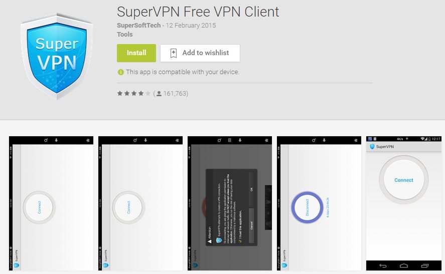 Super VPN Free VPN Client for Android Apps