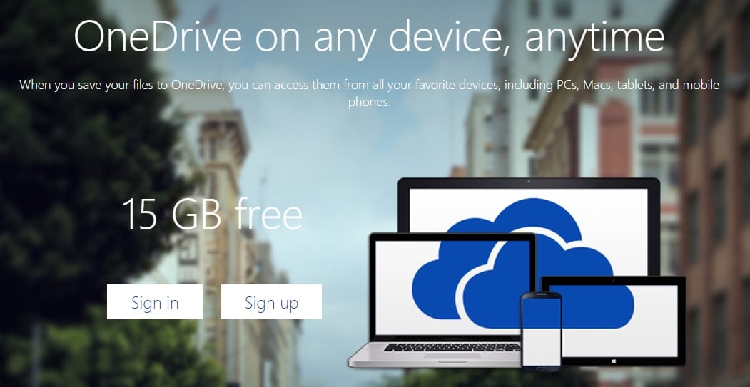 One Drive (Formerly Known as Sky Drive) Offers 30 GB of Free Cloud Storage For File Hosting