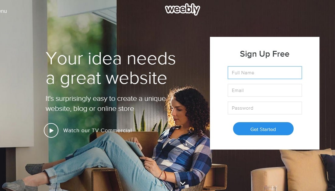Create A Free Blog Site Using Weebly