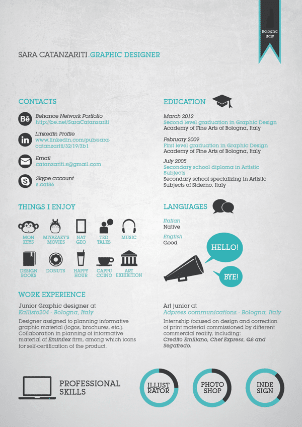 55+ Amazing Graphic Design Resume Templates to Win Jobs