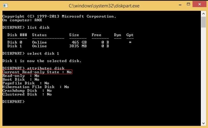Command Prompt Tricks to Add or Remove Write Protection from USB drive or SD card
