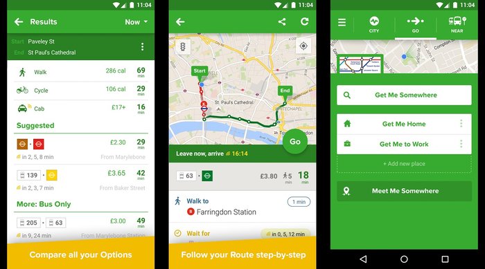 Citymapper-Get real-time public Transit updates - Best Free Holiday Apps to Take with You on Your Holidays