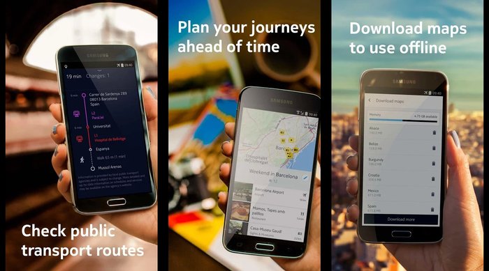 HERE Maps- Best App For Offline Navigation - Best Free Holiday Apps to Take with You on Your Holidays