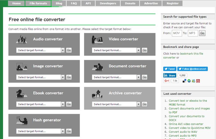 Online-Convert.com- Best photo converter - Free Online Photo Converter Tools to Convert Photos Online for Free
