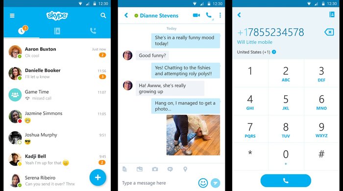 Skype- Call from any where - Best Free Holiday Apps to Take with You on Your Holidays