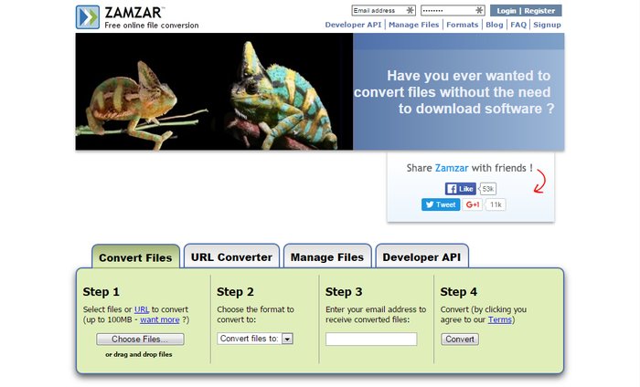 Zamzar- Convert photos in bulk - Free Online Photo Converter Tools to Convert Photos Online for Free