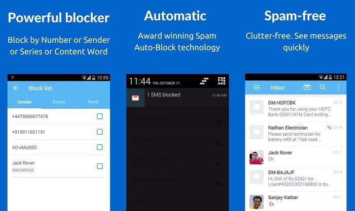 SMS Blocker Android App- Best Free Call Blocker Apps to Block all unwanted SMS on Android