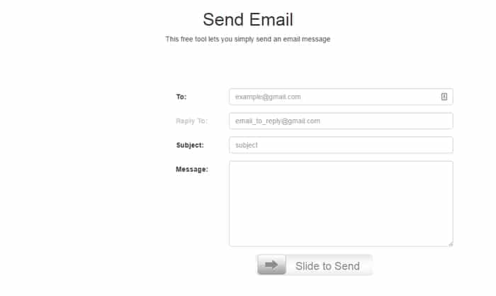 Send Email- Simple anonymous email service to send an anonymous email for free