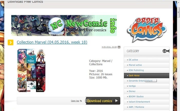 ComicSall-Download comics- Best Comic Websites to Read Comics Online Free - Free Marvel Comics Online