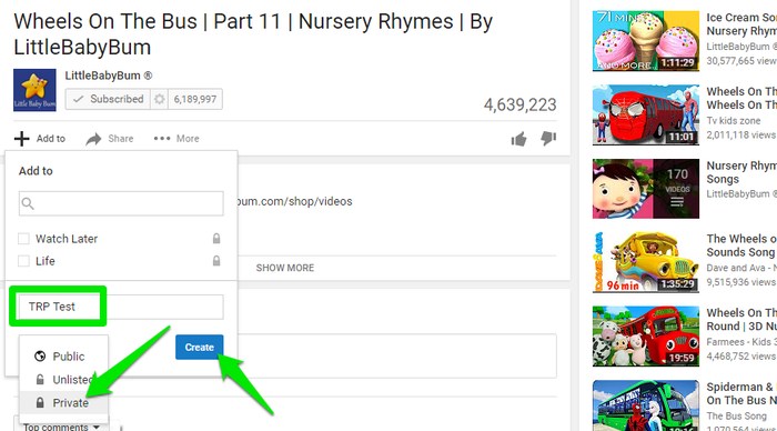 Repeat YouTube Videos-playlist-settings - How to Repeat YouTube Videos - 3 Methods to Repeat YouTube Videos