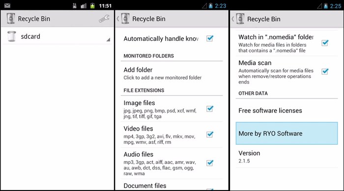 Recycle-Bin-Send-File to Recycle bin - Best Free Android Recycle Bin Apps to Recover Deleted Important Data