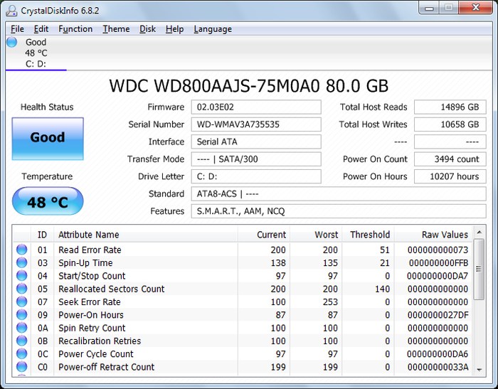 CrystalDiskInfo-Monitor-Hard-Drive-Health - Check Hard Drive Health - Best Hard Drive Health Monitoring Tools to Check Hard Drive Health