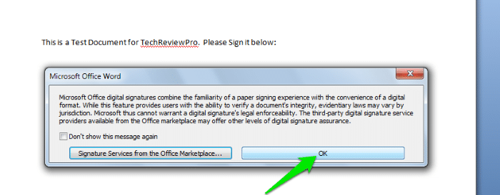 How to Sign a Word Document Digitally - Electronic Signature in Word - How to Create Digital Signature in Word