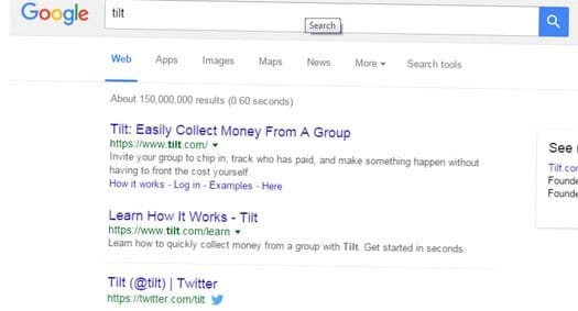 tilt-google - Google Search Tips and Tricks