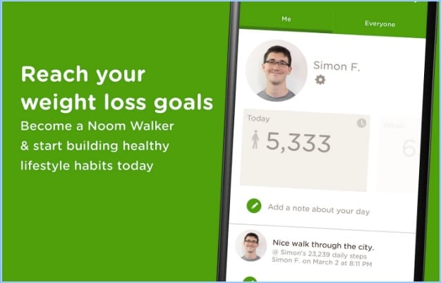 Noom Walk Pedometer - Best Pedometer Apps for Android - Best Step Counter App for Android - Free Android Pedometer Apps - Fitness Tracker App for Android