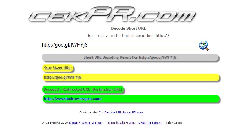 cekPR.com URL Decoder Service - Decode URL Online: 6 Best Online URL Decoder to Know Original URL