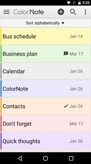 color note - note taking app for android - Best Note Taking App for Android - Best Android Note Taking Apps