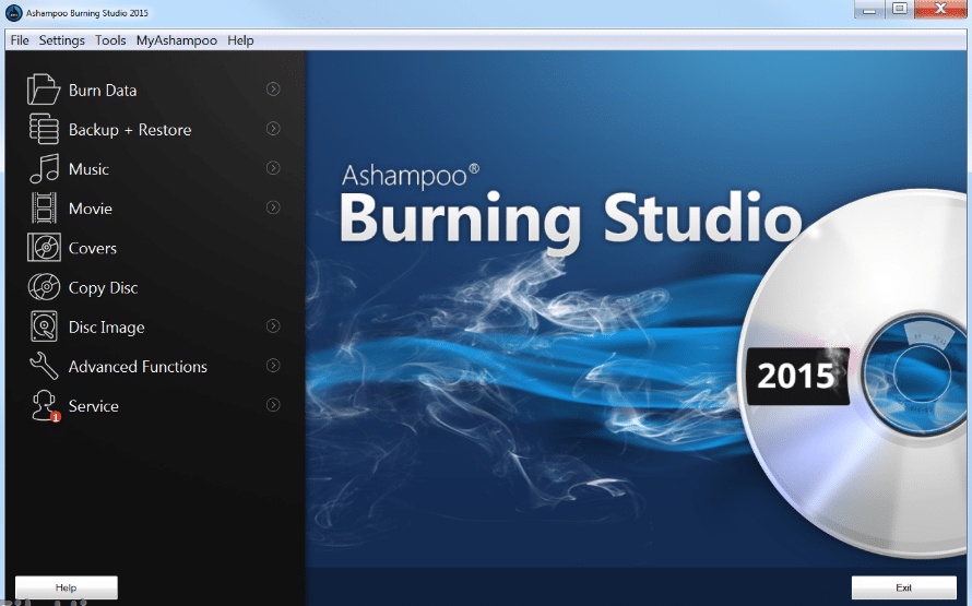 Ashampoo DVD Burning Studio Free - Best DVD Burning Software - Top 10 Best DVD Burning Software to Burn a CD Easily [Free & Paid]