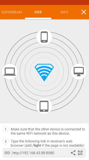 SuperBeam - WiFi Transfer - Best File Sharing App for Android - Best Android File Transfer App for Easy File Transfer - Transfer Files from Android to Mac