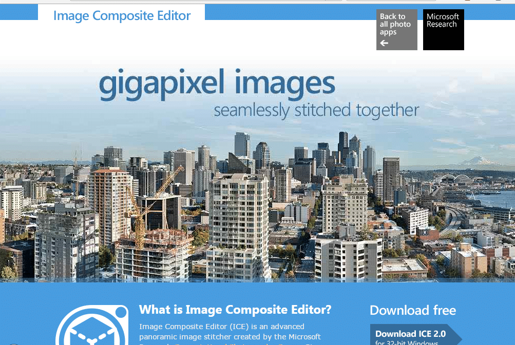 Microsoft Image Composite Editor - Best Photo Stitching Software - Photo Stitch for Mac and Widows - Panorama Photo maker - Top 10 Best Photo Stitching Software for Panorama Photography
