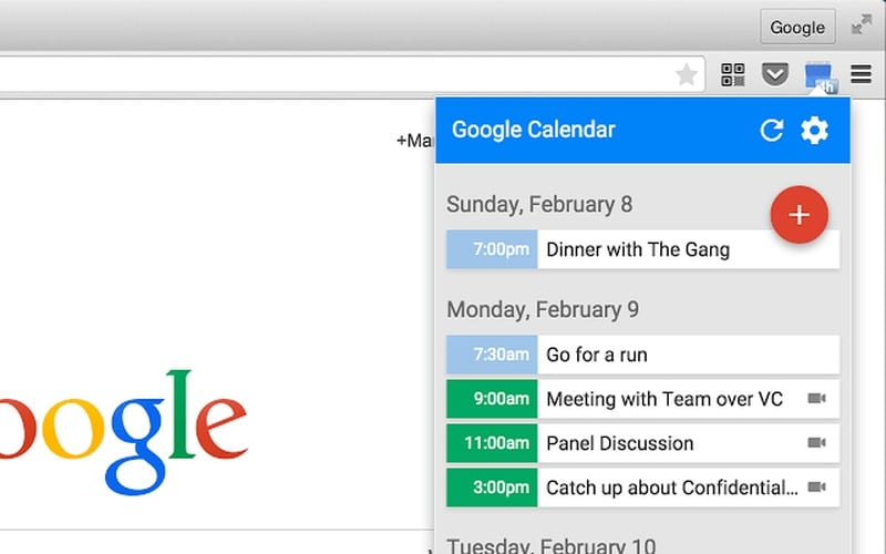 google-calendar - Best Chrome Extensions – Ultimate List of Best Extensions for Chrome Users
