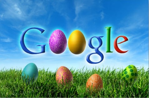 Das Google Logo in Form eines DVD Screensavers - Easter EggsEaster Eggs