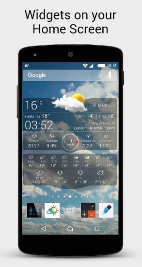 weather live - weather widgets for Android - Best Android Weather Apps - Best Weather Widgets for Android