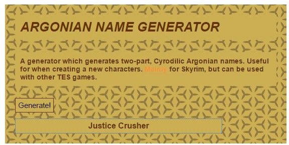 10 Best Skyrim Name Generators for Argonian Dark Elf and 