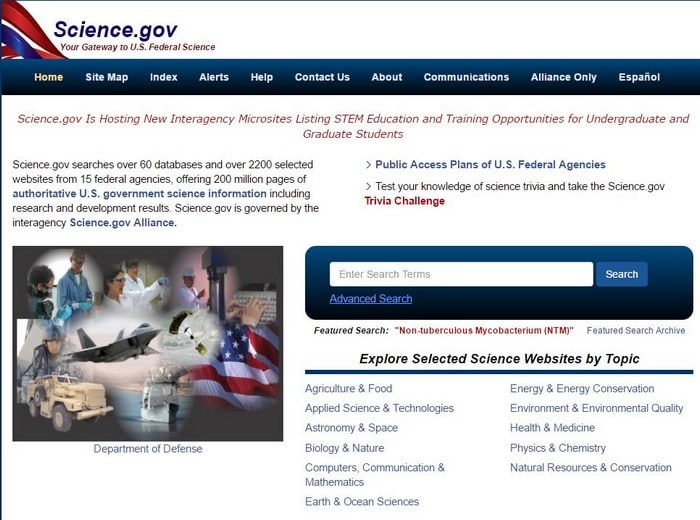 Science Gov Hidden Deeb Web search engine - Top 10 Best Deep Web Search Engines to Explore Hidden Web