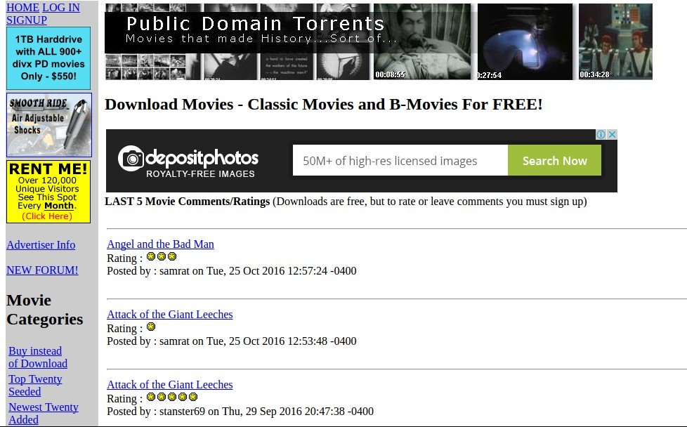 public_domain_torrents - Free Movie Sites - Top 10 Free Movie Sites to Legally Watch Full Length Movies Online Free